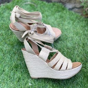 Strappy Boho Espadrille Wedge